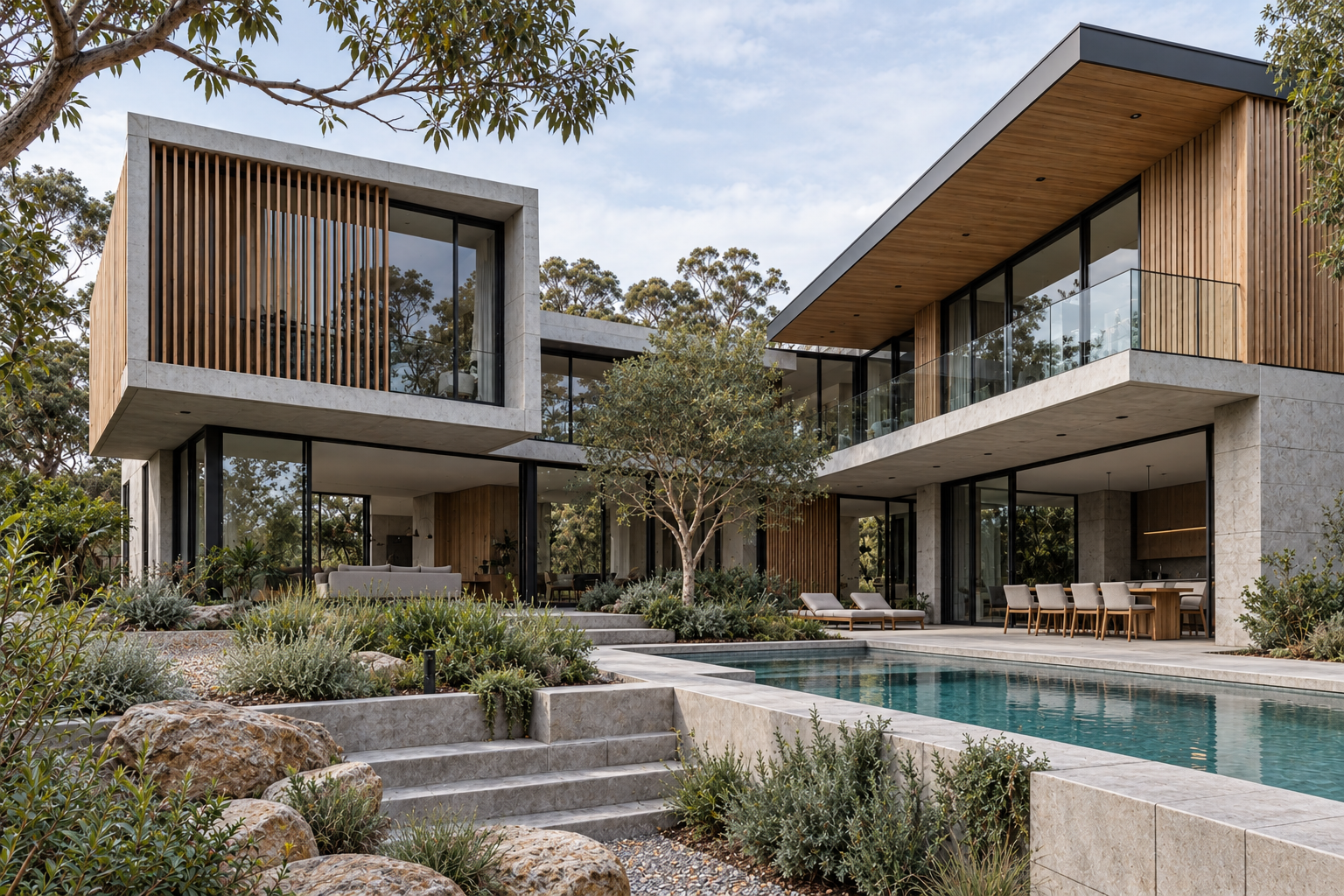 Modern homes architectural design concept 3